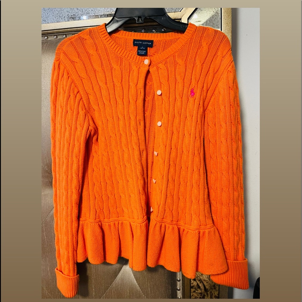 Ralph Lauren girls cable sweater